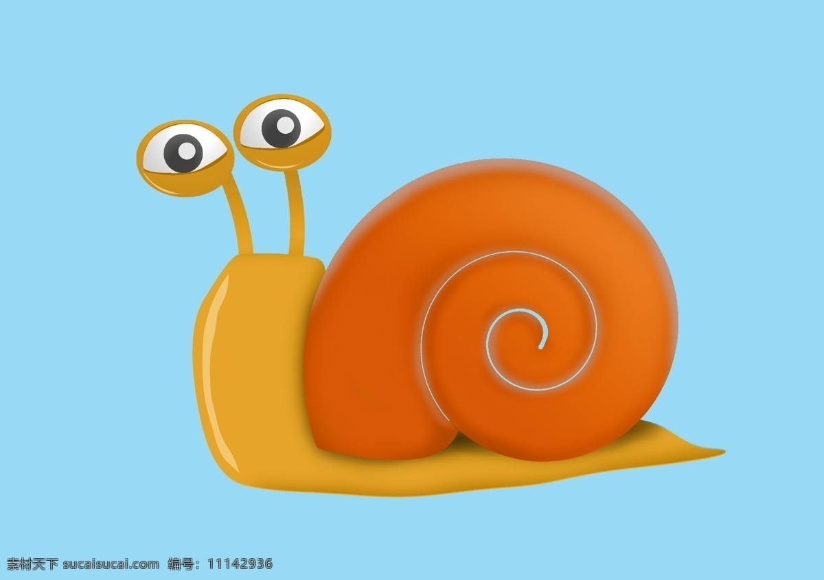 卡通蜗牛 蜗牛 动物 蜗牛素材