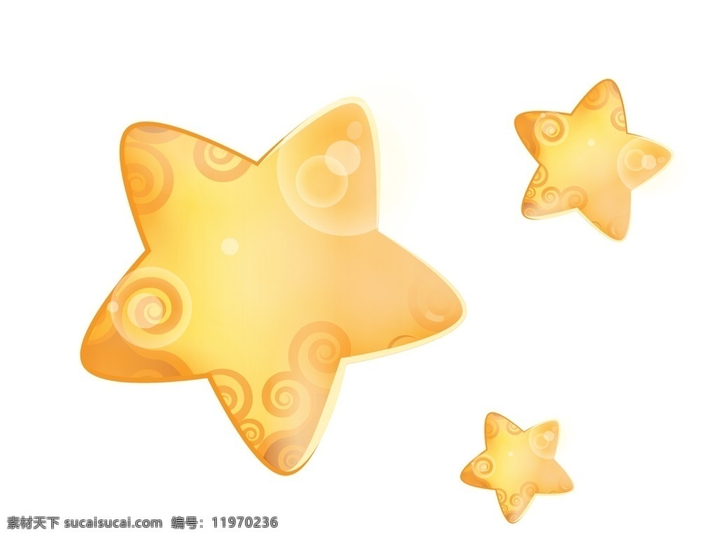 可爱星星 星星 卡通 手绘 黄色 可爱 卡通设计