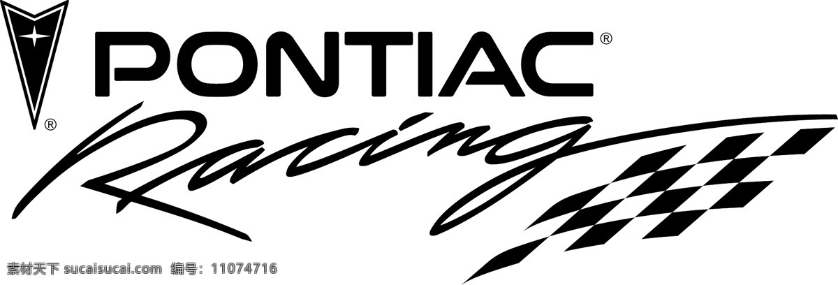庞蒂 克 赛车 标识 标志 庞蒂克 rancing 其他载体 矢量图 其他矢量图
