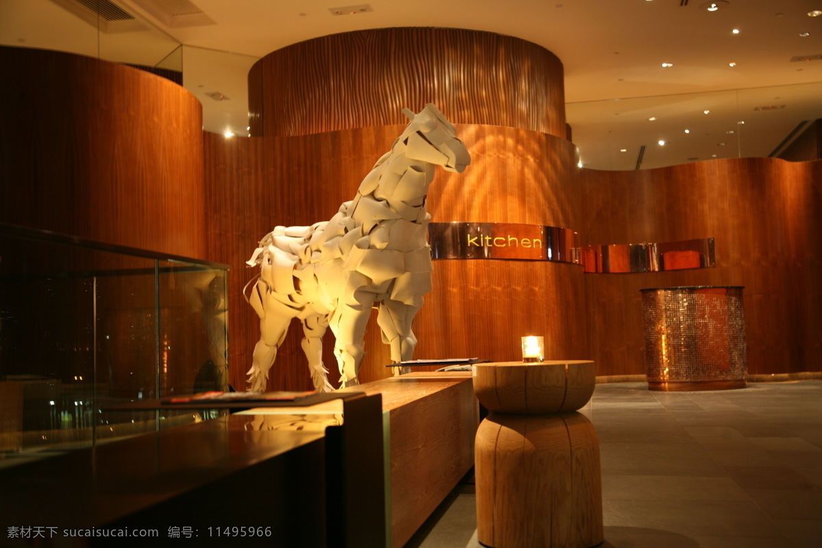 香港 w 酒店 大厅 时尚 香港w酒店 雕塑 马 室内设计 效果图 室内装潢 环境家居