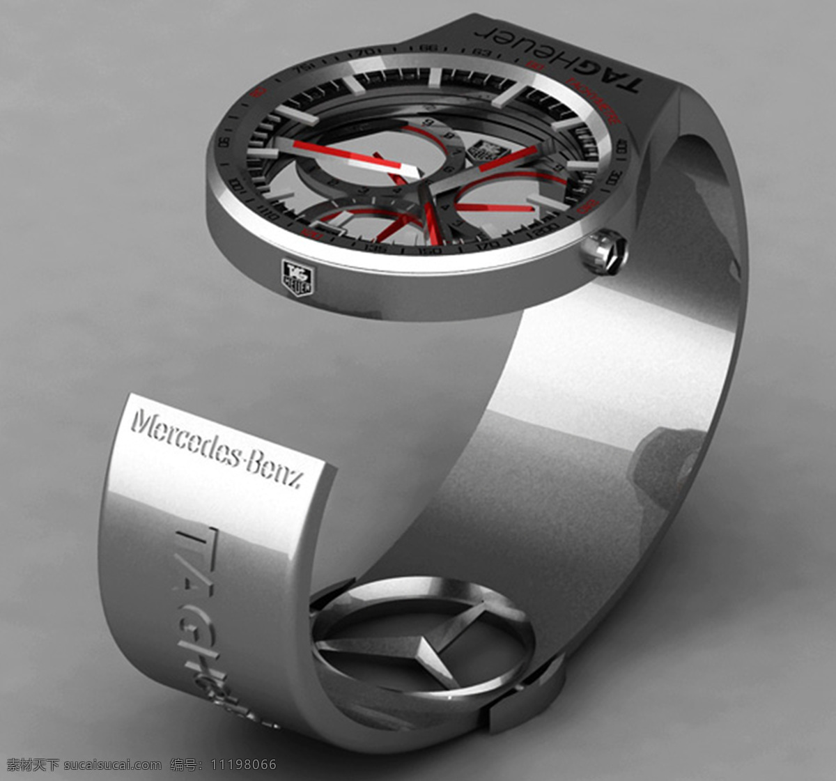 空壳 手表 手表设计素材 经典产品 金属设计 现代科技