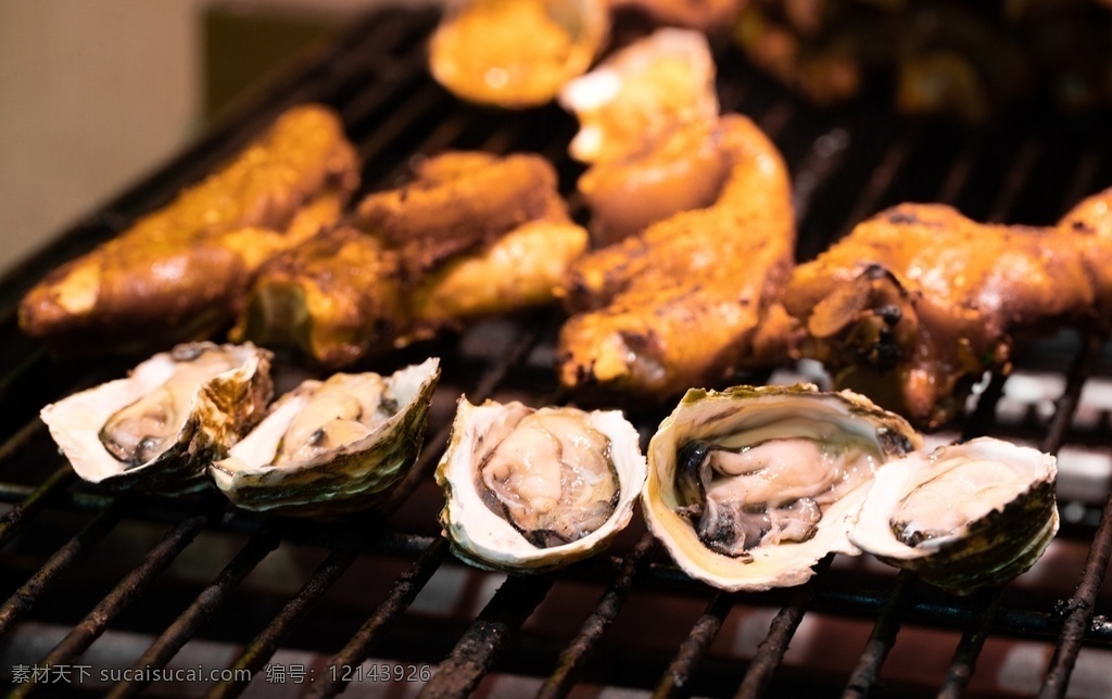 炭 烤 蛤蜊 美食 食 材 背景 海报 素材图片 炭烤蛤蜊 食材 食物 中药 水果 类 餐饮美食