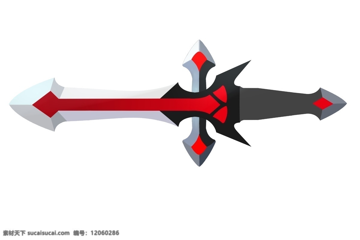 红色 武器 宝剑 插画 红色的宝剑 卡通插画 宝剑插画 玩具宝剑 宝剑模型 武器宝剑 锋利的宝剑