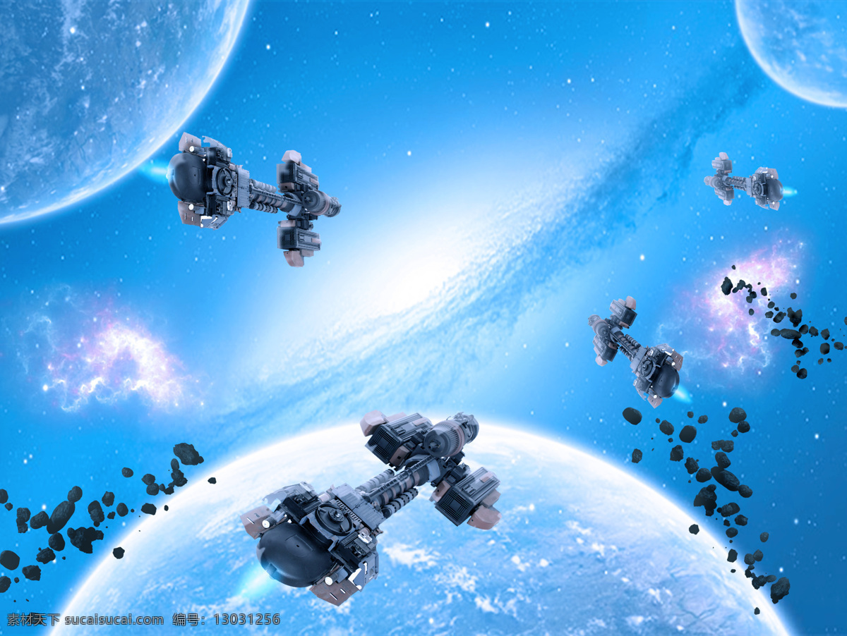 星球大战 陨石 星球 飞船 空间 虫洞 动漫动画