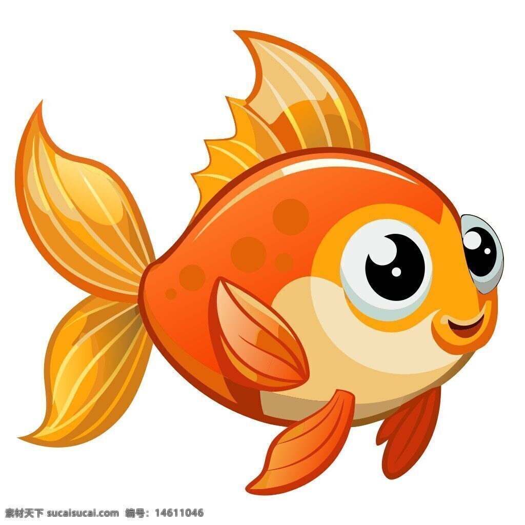 金魚(yú) 卡通金魚(yú) 插畫(huà)風(fēng)格 水生動(dòng)物 魚(yú)類(lèi) 可愛(ài)風(fēng)格 卡通形象 黃色金魚(yú) 大眼睛金魚(yú) 魚(yú)鰭細(xì)節(jié) 動(dòng)物插畫(huà) 海洋生物 卡通設(shè)計(jì)