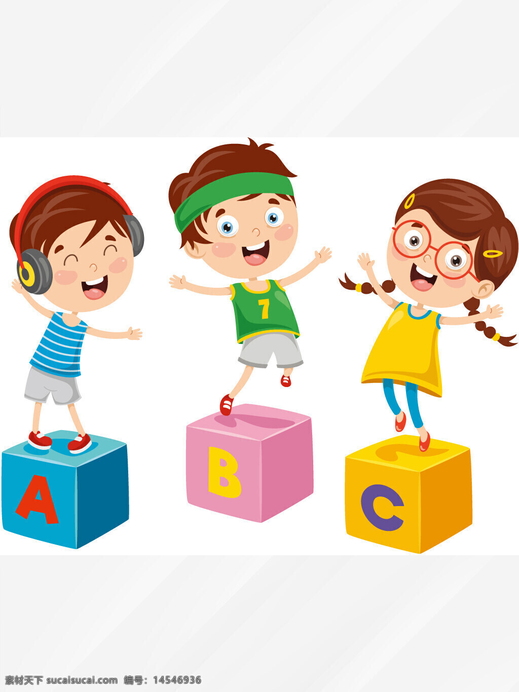 卡通儿童 abc 男孩 女孩 小孩 积木