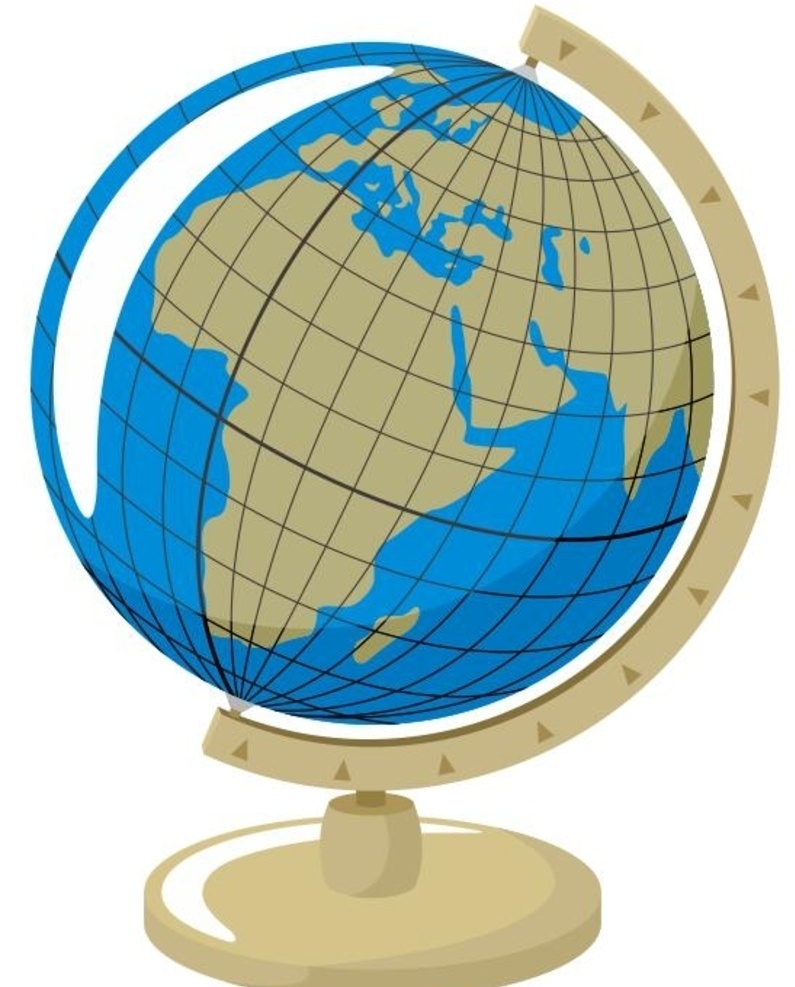 矢量 地球仪 矢量地球仪 地球仪矢量 地球 天文 地理 教学工具 地理工具 教具 地球圆形 环球旅行 全球 半球 非洲 保护地球 环境保护