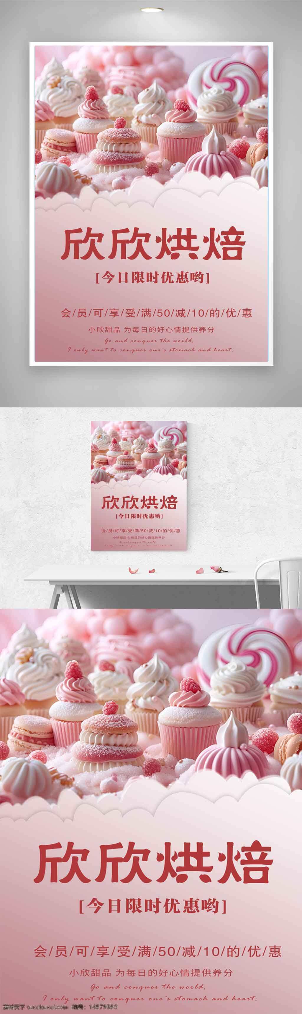 电商海报 马卡龙 弥散 下午茶 零食 烘焙海报 蛋糕海报 甜品 蛋糕 烘焙 甜甜圈 贝果 吐司 曲奇饼干 饼干 面包 潮流风 烘焙面包 美食