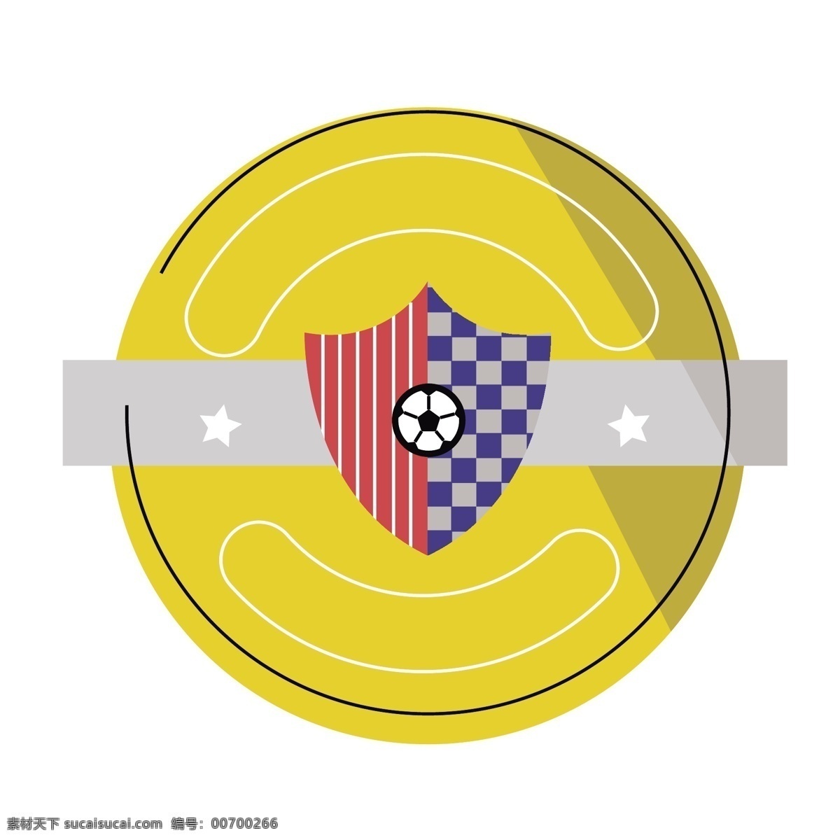 卡通 足球 标 矢量 个性 卡通足球 足球队徽 队徽 个性的 个性的队徽 创意 创意队徽