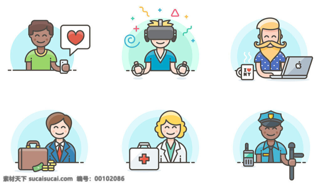 枚 彩色 矢量 角色 图标 创意图标 图标下载 图标设计 表情图标 迷你图标 通用图标 网页图标 icon