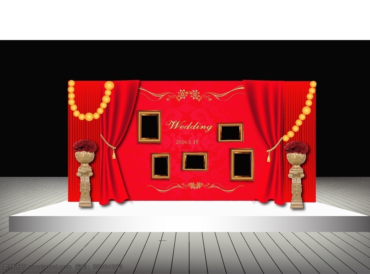 红色 背景 合影 区 红色背景 婚礼背景 婚礼策划 婚礼设计 主题婚礼策划 婚礼布置 酒店布置 婚礼舞台设计 黑色