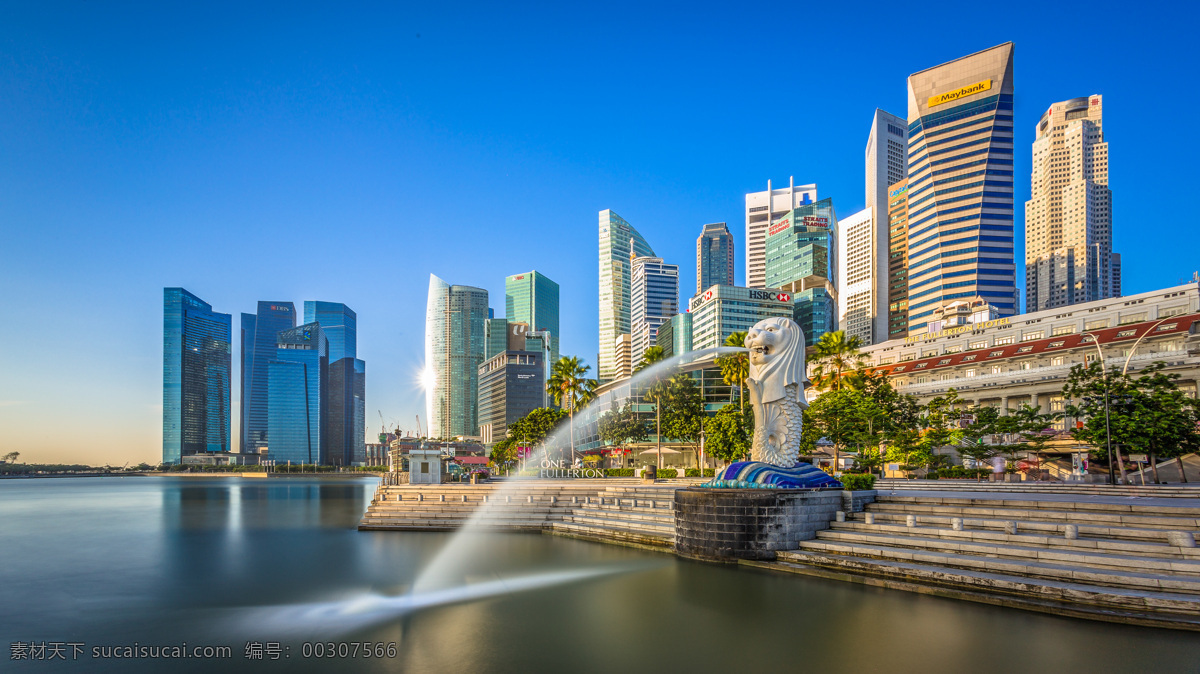 海滨公园美景 建筑 公园 大海 海边 蓝天 建筑景观 自然景观