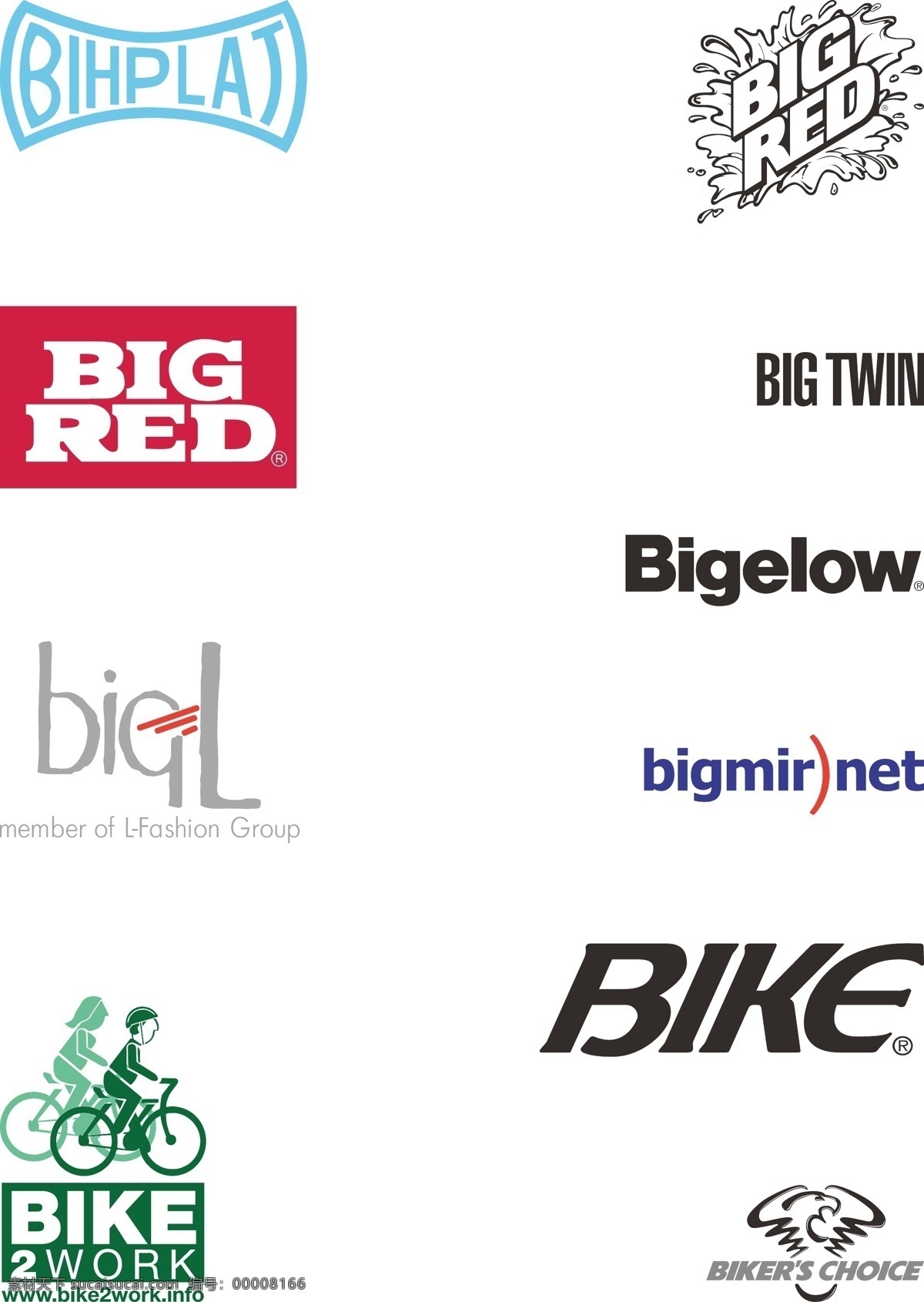 bigbike 开头 logo 标志 big bike 标识标志图标 企业 矢量图库 自行车 psd源文件 logo设计
