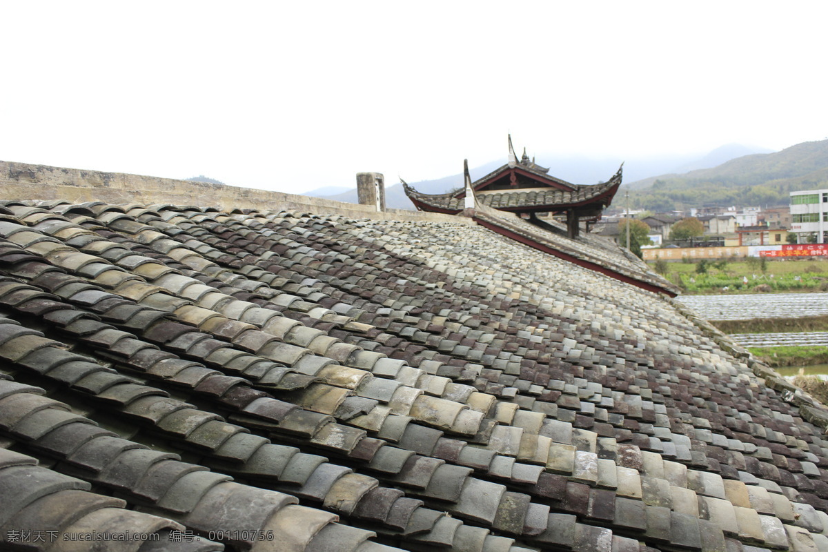 砌瓦飞檐 复古 中国风 建筑 明清时期 古老 记忆 客家古镇一览 园林建筑 建筑园林 白色