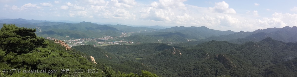 辽宁 锦州 千山 主峰 俯瞰 自然景观 山水风景