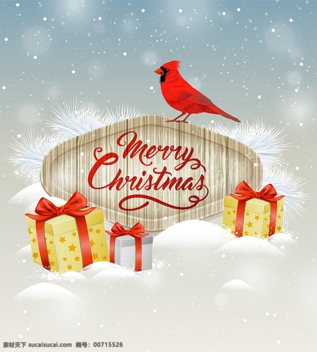圣诞 礼物 背景 圣诞礼物 礼盒 鸟 背景素材