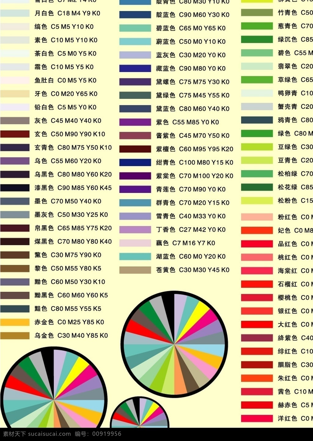 印刷用的色板 很好用的 其他矢量 矢量素材 矢量图库