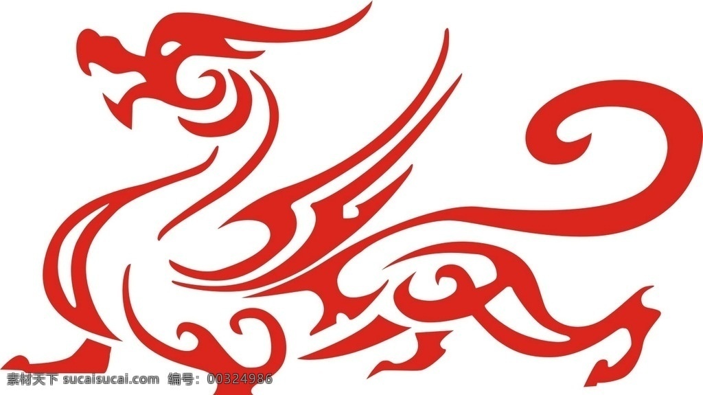 龙图腾 龙素材 龙骑士 龙 卡通龙 中国龙 中国风 图腾 标志 文化艺术 传统文化