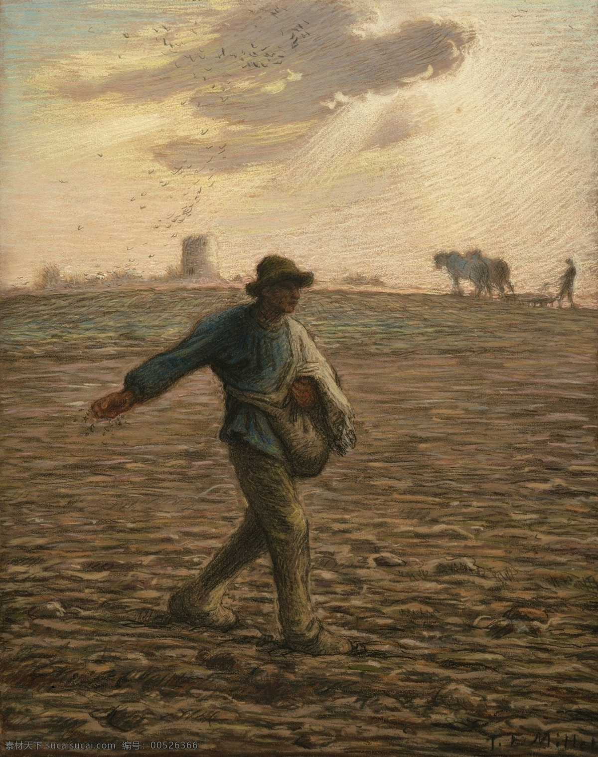 绘画书法 农民 文化艺术 西方古典油画 油画 油画艺术 油画作品 米勒 作品 设计素材 模板下载 米勒作品 弗朗索瓦 索维 巴比松画派 法国画家 现场农场 流派艺术 斯特林 弗朗 辛克 拉克 美术院 家居装饰素材