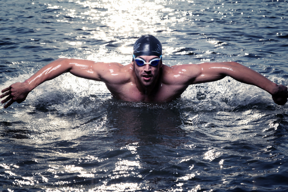 国外 游泳 人物 大海 湖水 男人 国外人物 体育 运动 健身 体育运动 生活百科