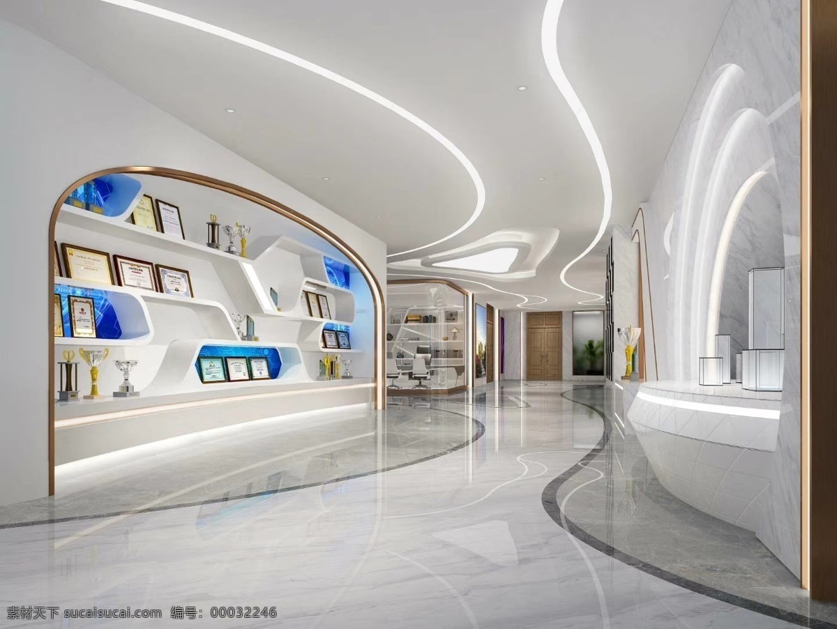 科技 公司 效果图 科技公司 装饰设计 环境设计 建筑设计 室内设计