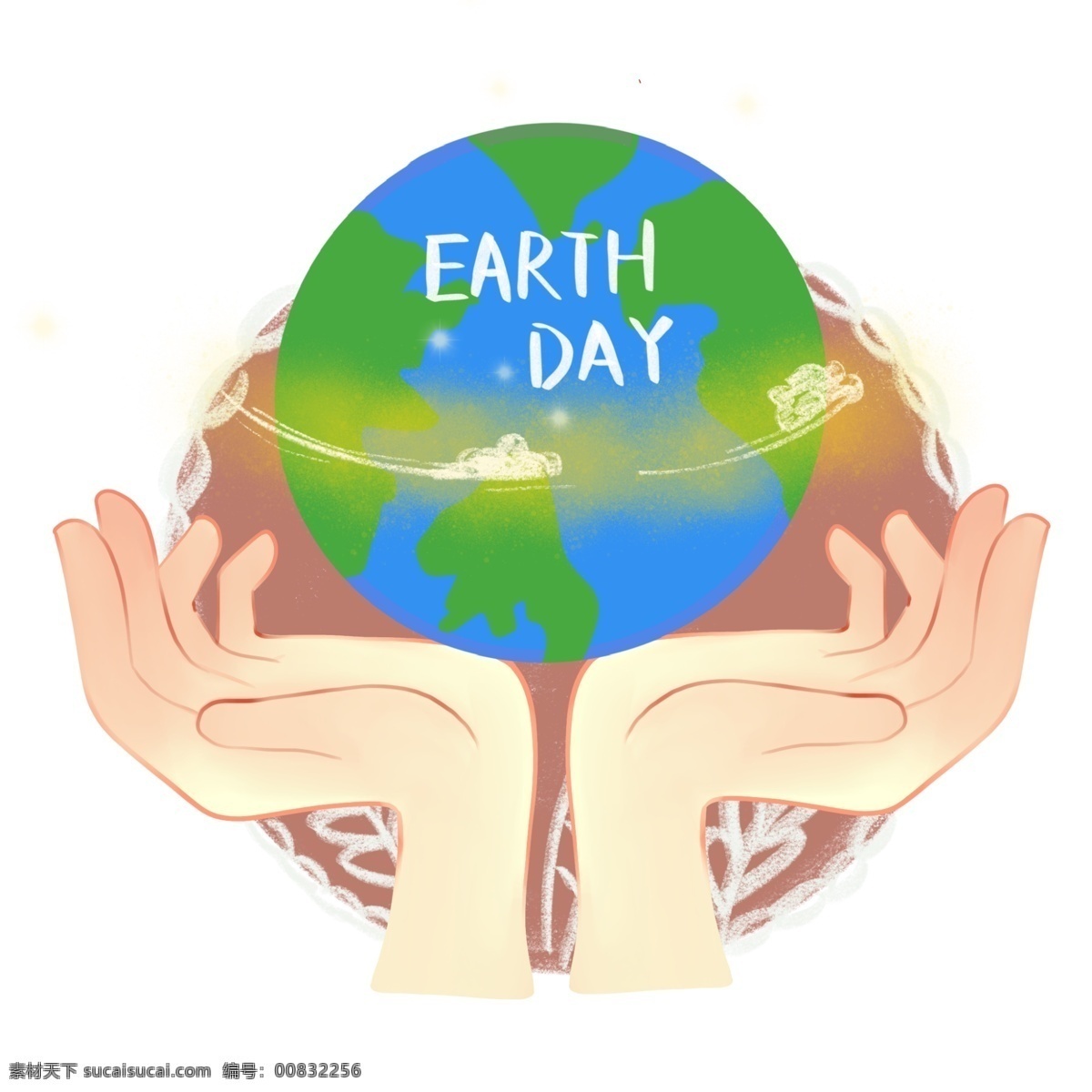 世界 地球 日暖 色系 插 画风 双手 托起 免 抠 世界地球日 暖色系 插画风 保护地球 地球日 关灯一小时 双手托起地球 双手保护地球