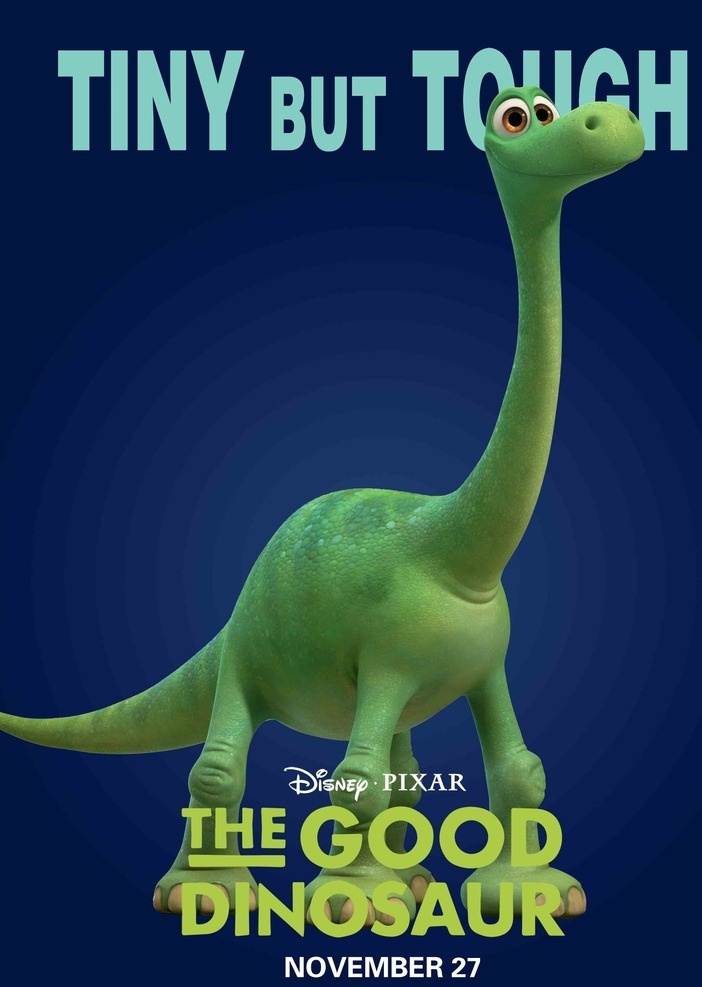 恐龙当家 恐龙与男孩 雷龙 阿乐 善良的恐龙 恐龙世界 好恐龙 皮克斯 动画海报 电影海报 pixar
