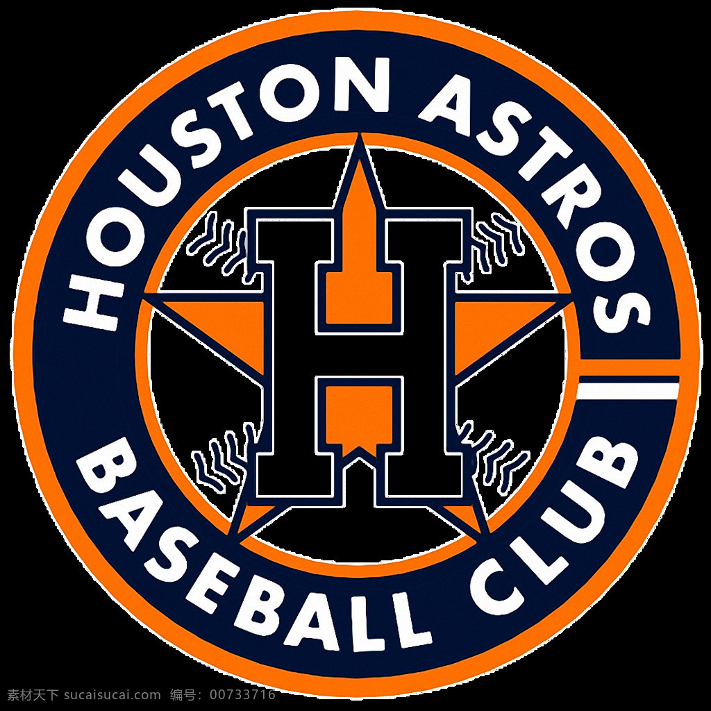 休斯敦 太空人 圆形 标志 免 抠 透明 logo 棒球联盟 棒球俱乐部 棒球 俱乐部