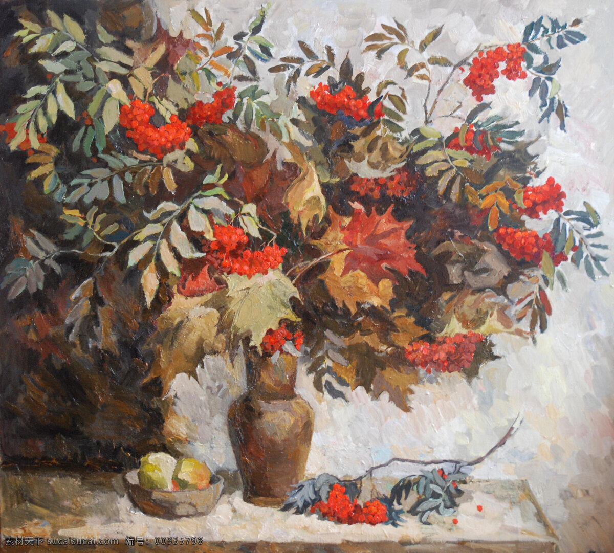 国外 红色 花卉 花卉模板下载 花卉设计素材 花瓶 画框 绘画 绘画书法 油画 植物 叶子 静物 写生 文化艺术