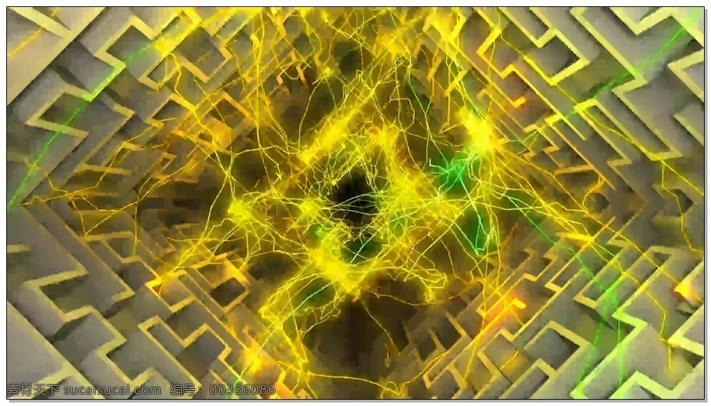 金黄色 迷宫 视频 高清视频素材 视频素材 动态视频素材 机关 破解 几何