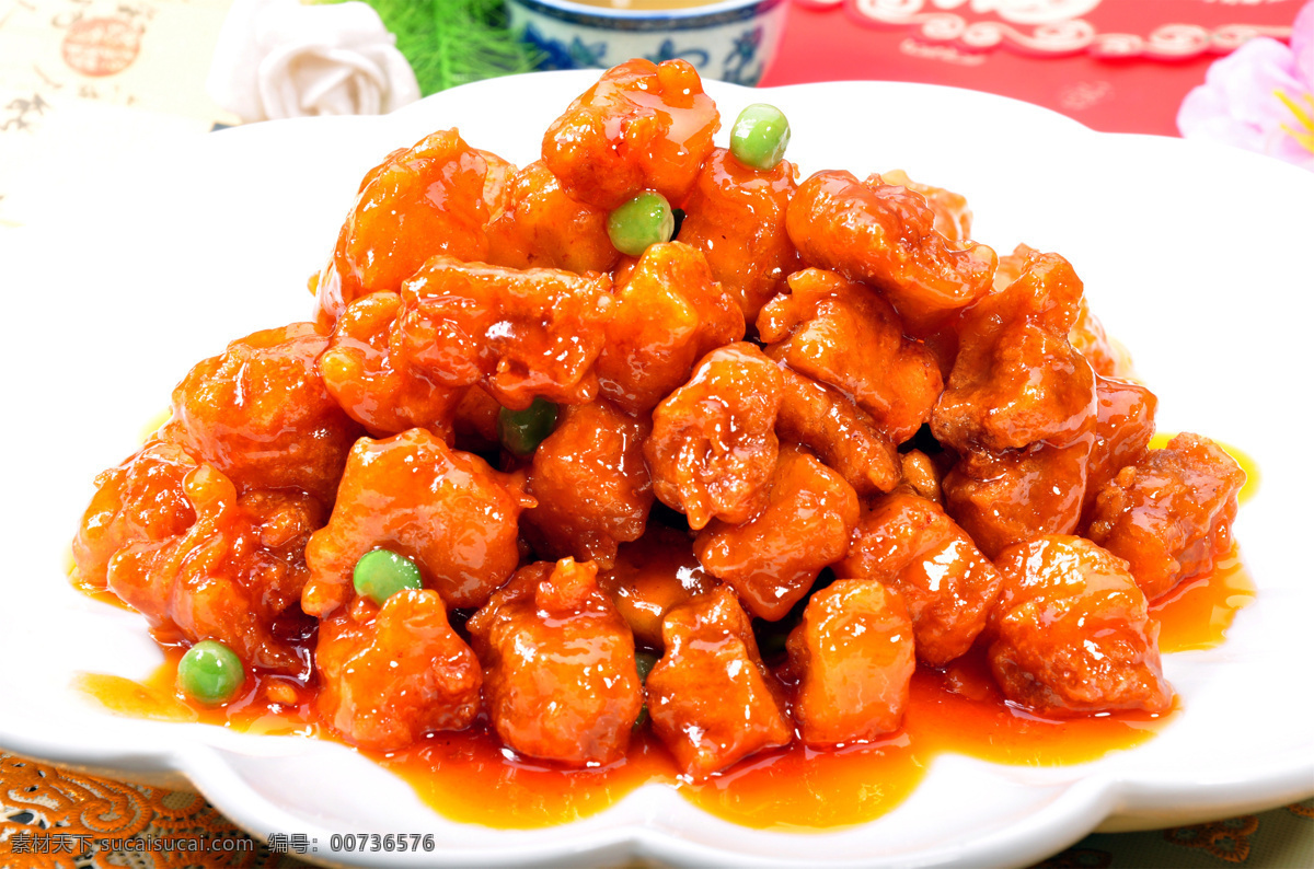 糖醋里脊 美食 传统美食 餐饮美食 高清菜谱用图