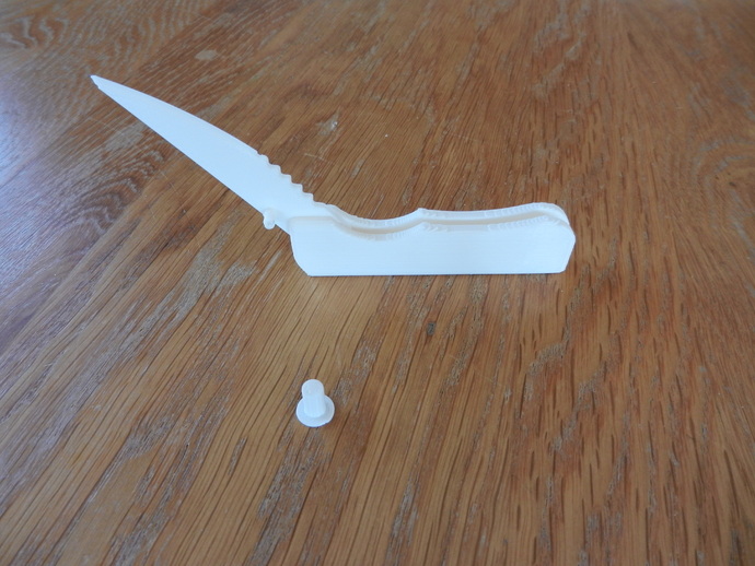 taschenmesser 左 v2 口袋 刀 完全 打印 刀具 工具 玩具 3d打印模型 游戏玩具模型