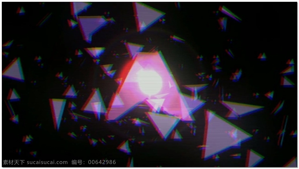 动感 镜面 视频 高清视频素材 视频素材 动态视频素材 三角 几何