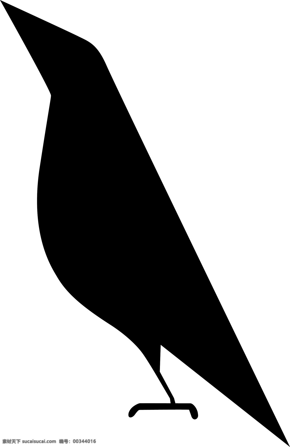 小鸟矢量图 小鸟 卡通鸟 北欧 黑白 黑色小鸟 卡通