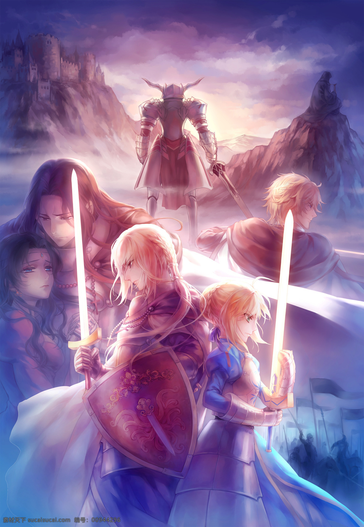 亚瑟王 saber gawain 高文 fate系列 动漫人物 动漫动画