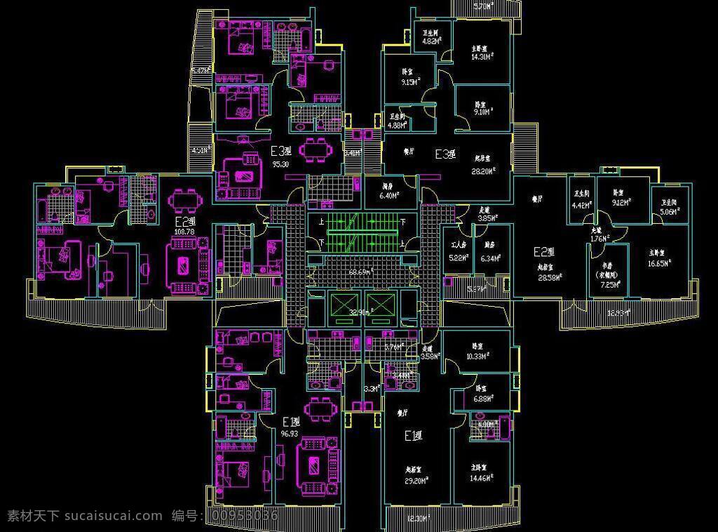 cad 公寓 户型 花园 环境设计 建筑设计 楼层 平面图 施工图 室内设计 标准层平面图 dwg 图纸 装修 装饰 住宅楼 宿舍楼 小区 样板房 标准层 标准间 深圳 蔚蓝 海岸 图 源文件 3d模型素材 cad施工图