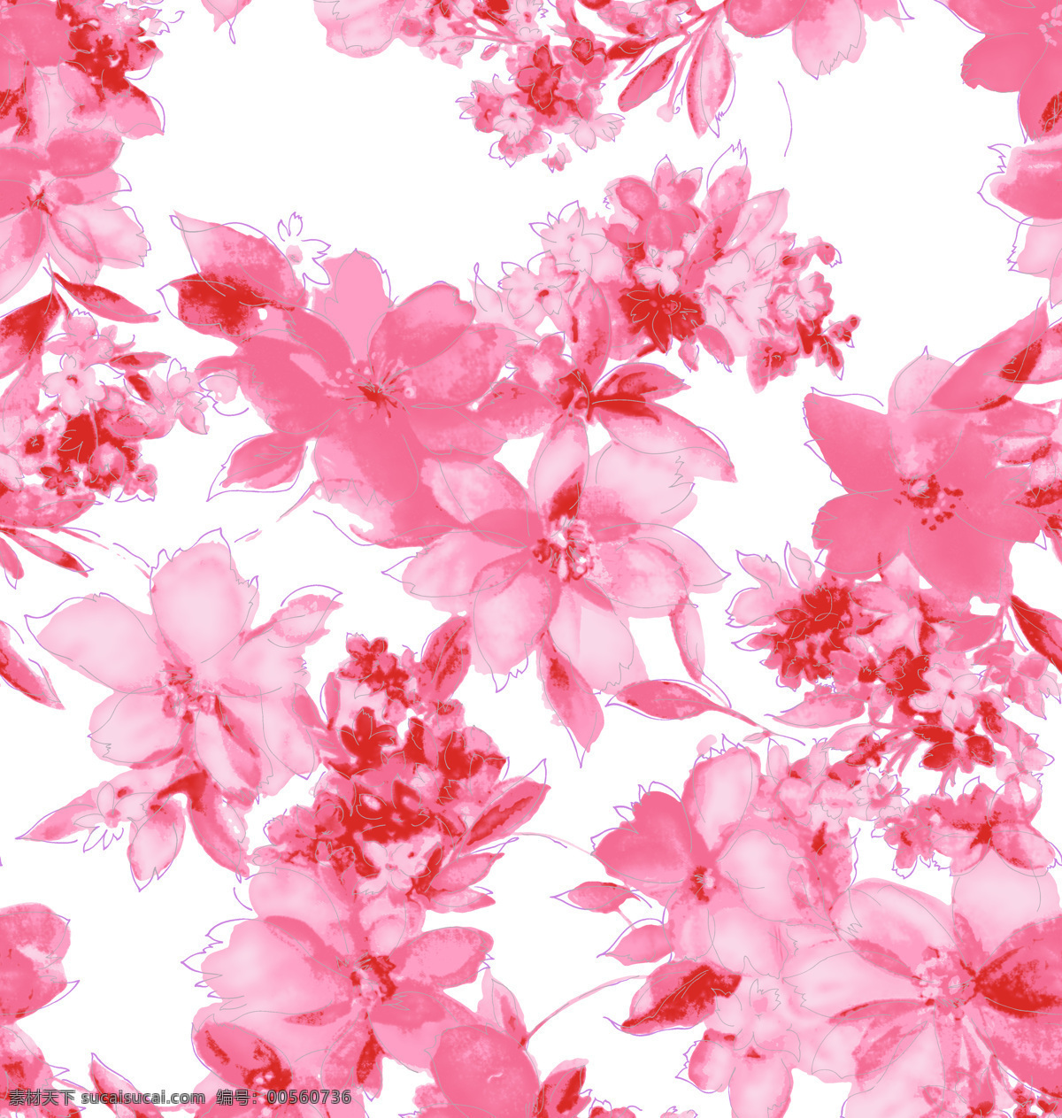 粉色樱花 弥漫着的 底纹免费下载 背景 底纹 粉红色 樱花 底纹边框