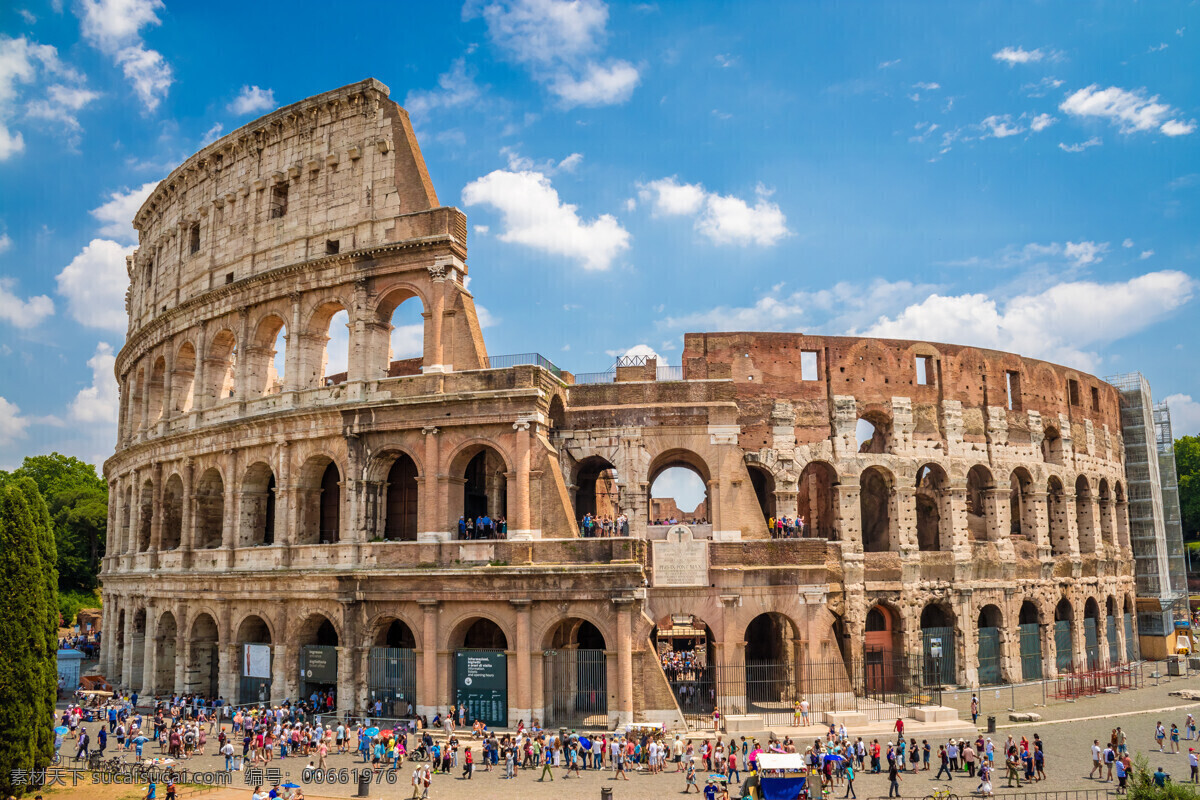 拱形建筑 意大利 古罗马 竞技场 斗兽场 比萨斜塔 旅游景点 风景 景观