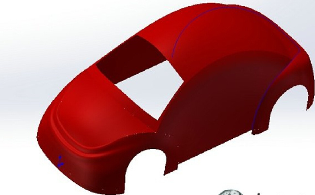 甲壳虫 汽车 3d 模型 3d模型下载 三维模型下载 solidworks 三维 stp文件 step文件 3d模型素材 其他3d模型