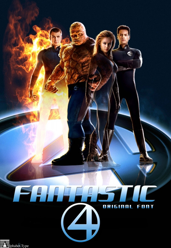 神奇 四 侠 电影 字体 adobe postscript ttf 字母表 倾斜 movie slant truetype opentype 后记 eot 光学传递函数 psd源文件 艺术字