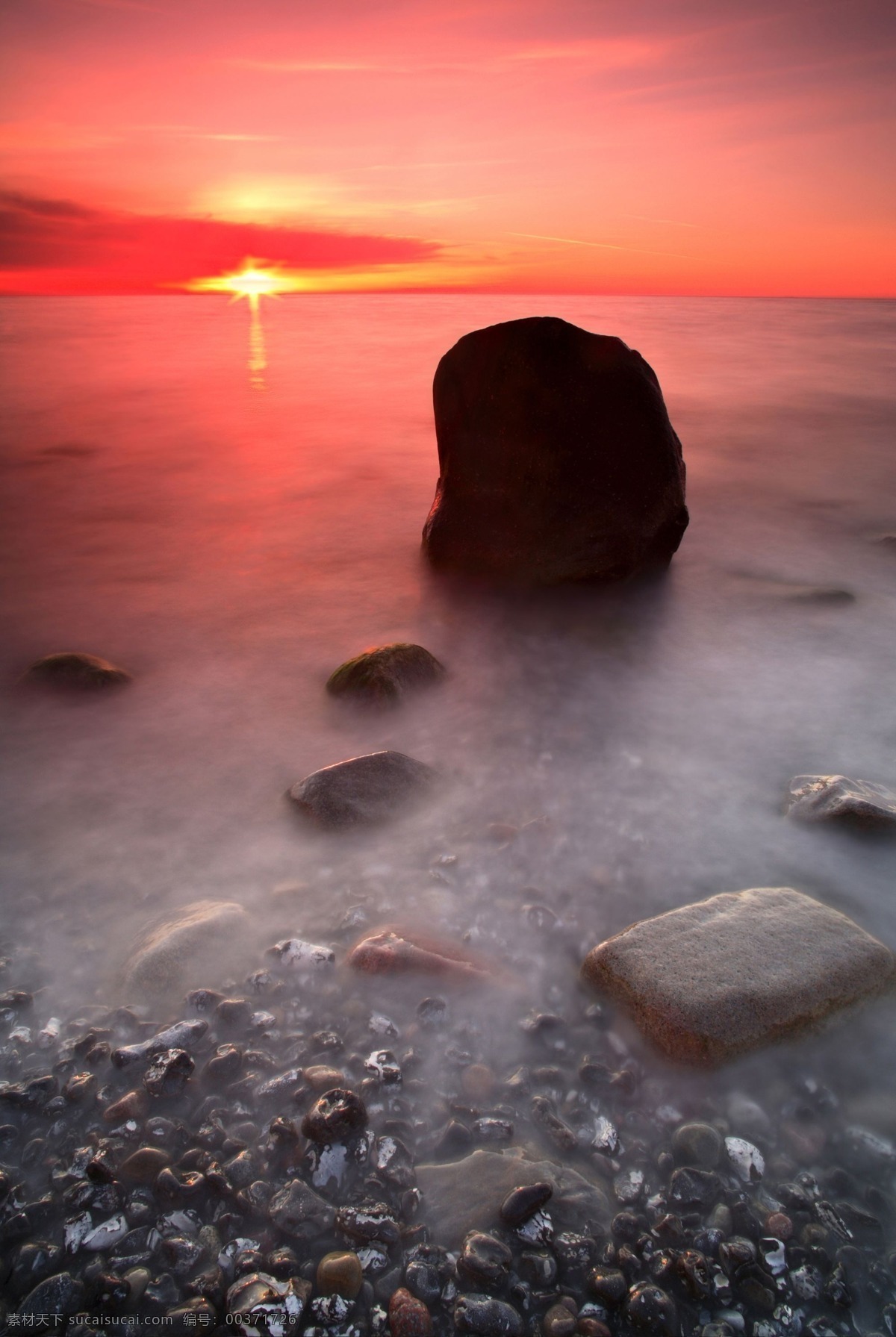 旅行 相关 素材图片 自然风光 景色 风景 夕阳 黄昏 石头 海滩 海洋 水 高清图片 旅游摄影 摄影图库
