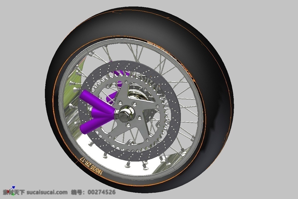 制动盘 链 制动 摩托车 3d模型素材 其他3d模型