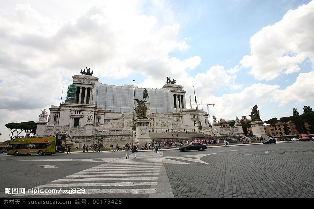 意大利 威尼斯 广场 威尼斯广场 罗马的中心 罗马 标志性 旅游景点 最 著名 文艺复兴 式 宫殿式 建筑 旅游摄影 国外旅游 摄影图库