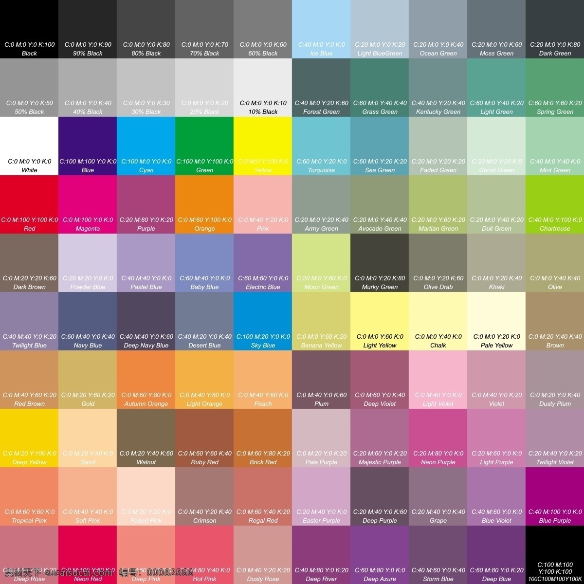 ai色谱 色谱 校色 色值 标准色 eps色谱 其他矢量 矢量素材 矢量图库