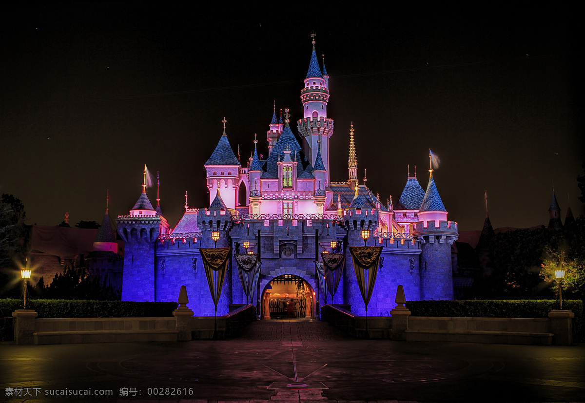 城堡 梦幻城堡 城堡夜景 夜景城堡 童话城堡 夜景 建筑摄影 建筑园林