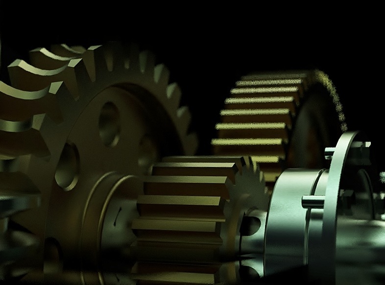 里程表 齿轮 减速 机械设计 3d模型素材 电器模型