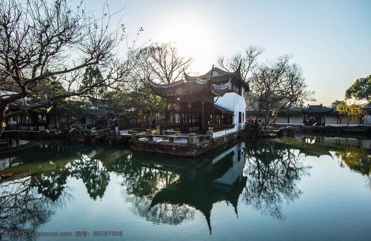 江苏 苏州 拙政园 风景