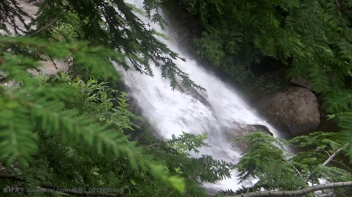 山瀑布 景观 自然 瀑布 水 流动 河 小溪 急流的 峡谷 山 高峰 自然的 强大的