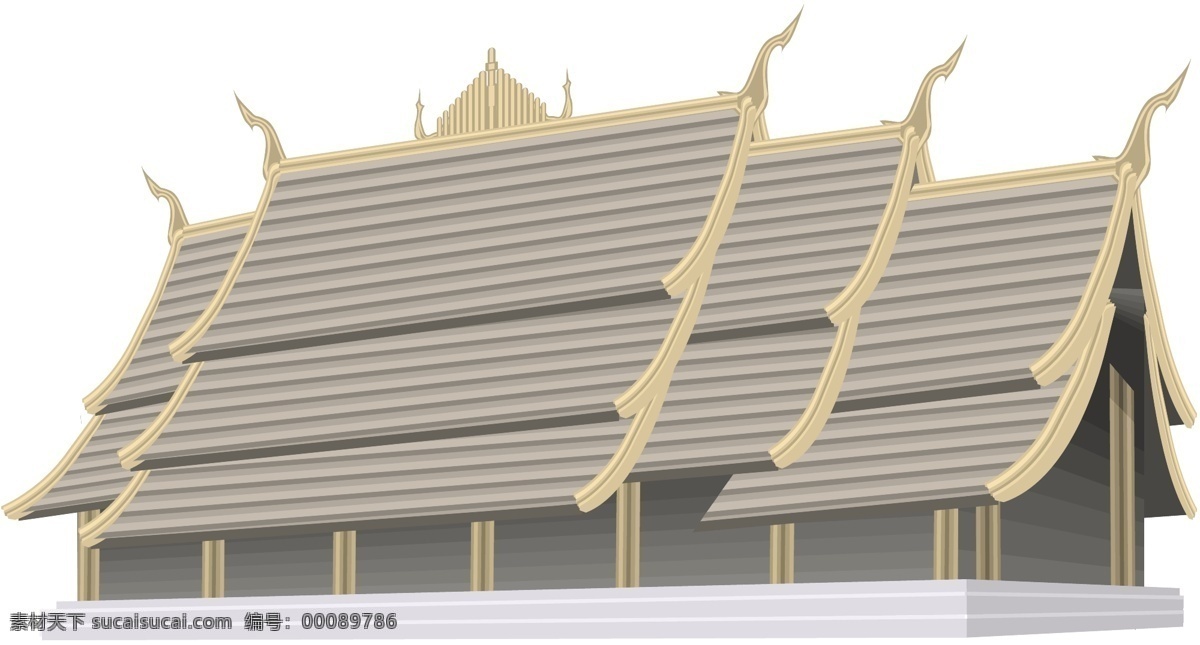 中国 古建筑 商业矢量 矢量风景建筑 矢量下载 中国古建筑 网页矢量 矢量图 其他矢量图