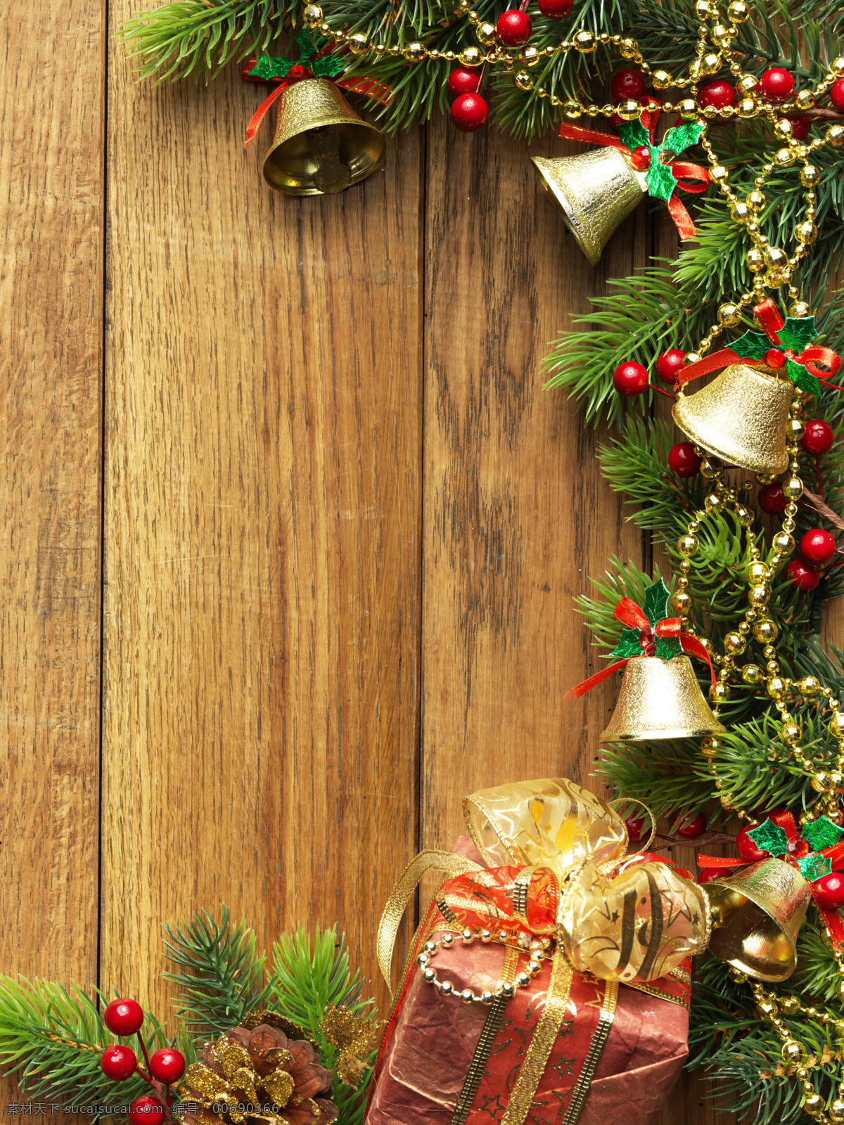 圣诞 元素 边框 圣诞树 圣诞节 节日 彩球 礼物 铃铛 圣诞元素 木板 木纹 节日庆典 生活百科